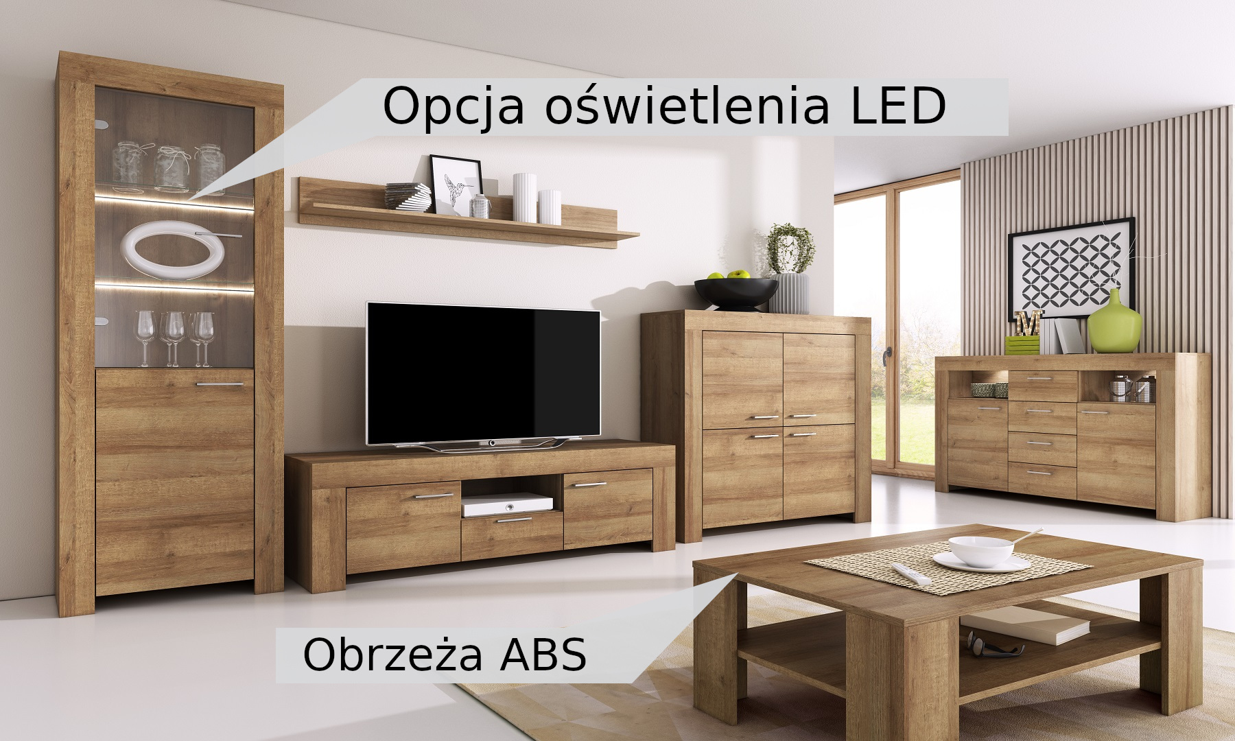 System pokojowy SIRI dąb riviera (B)